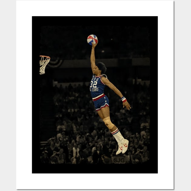 Dr. J Colorized Wall Art by Wendyshopart